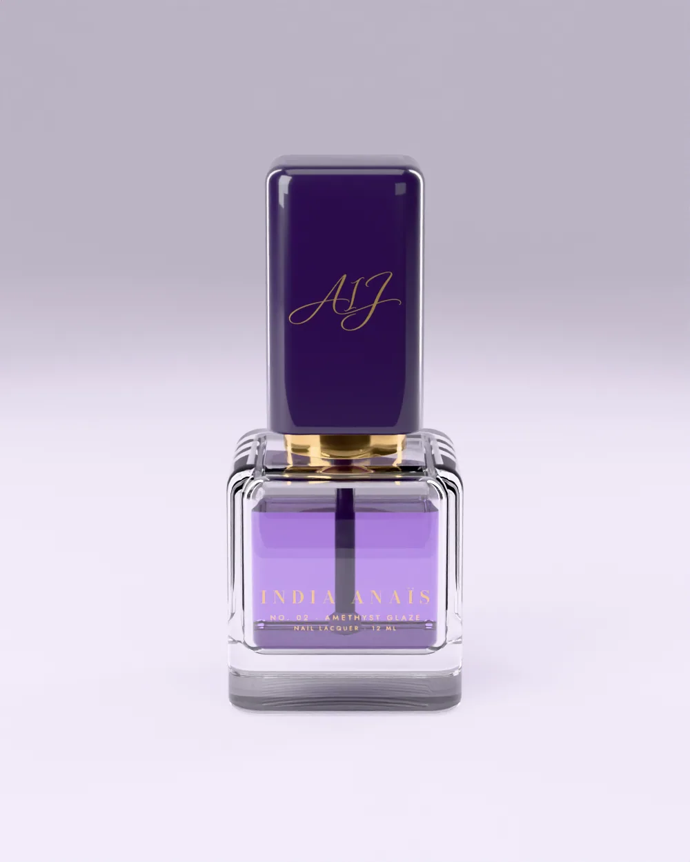 Amethyst Glaze, nagellak, sheer glass jelly, van India Anaïs