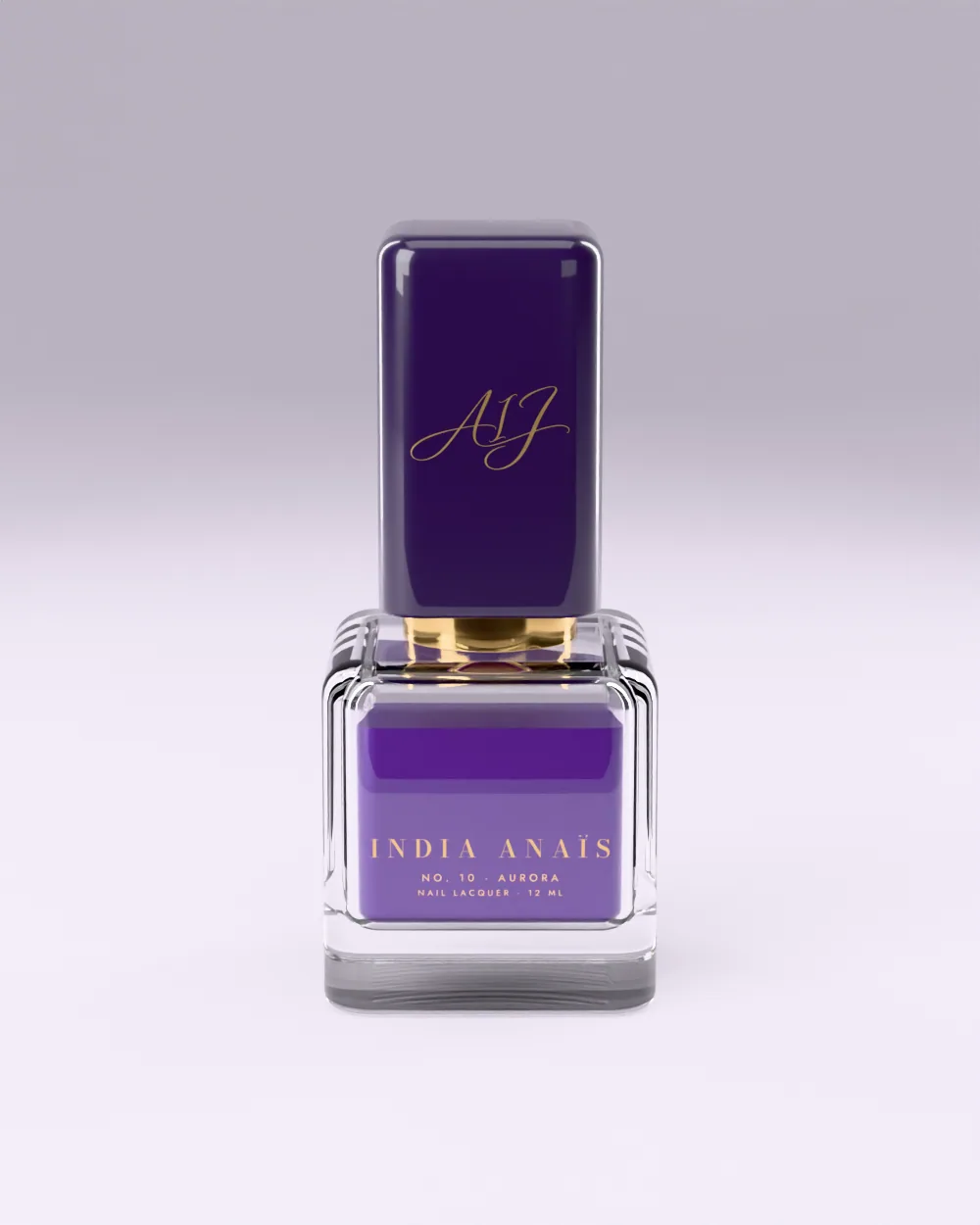 Aurora, nagellak, multichrome van violet naar goud, van India Anaïs